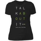 Ladies Talk About It (Grid) Fitted Tee