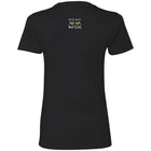 Ladies' Learn How To Ask (Lime Bubbles on dark) Fitted Tee