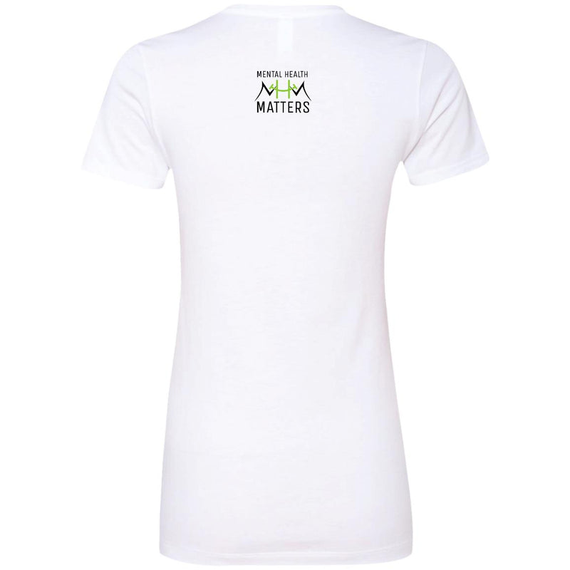 Ladies' Learn How To Ask (Lime Bubbles on bright) Fitted Tee