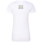 Ladies Talk About It (Lime Bullhorn on light) Fitted Tee