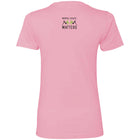 Ladies Talk About It (Lime Bullhorn on light) Fitted Tee