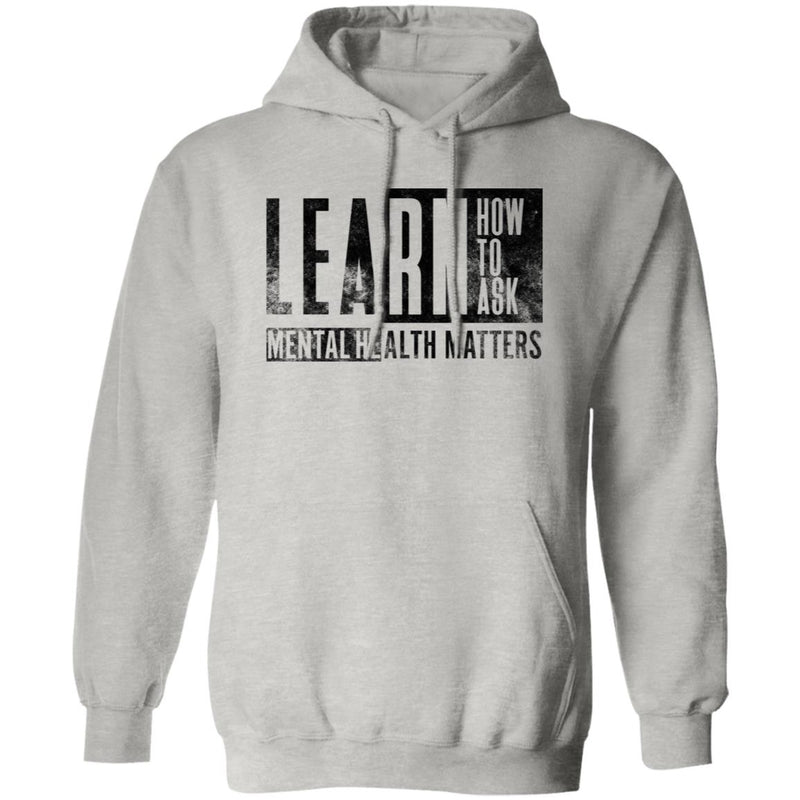 Learn How to Ask – Mental Health Matters Block Hoodie