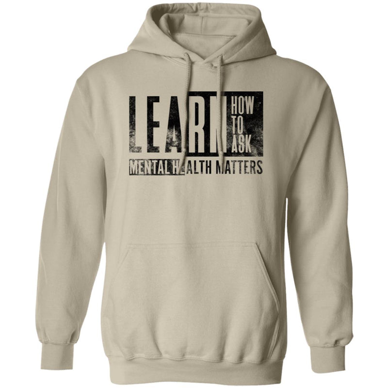 Learn How to Ask – Mental Health Matters Block Hoodie