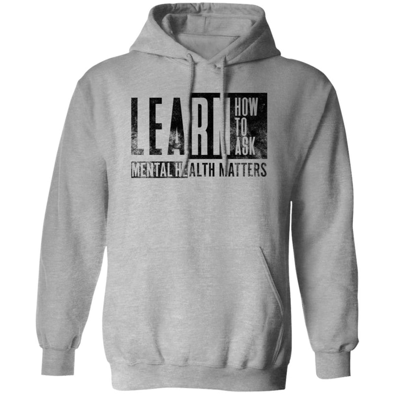 Learn How to Ask – Mental Health Matters Block Hoodie