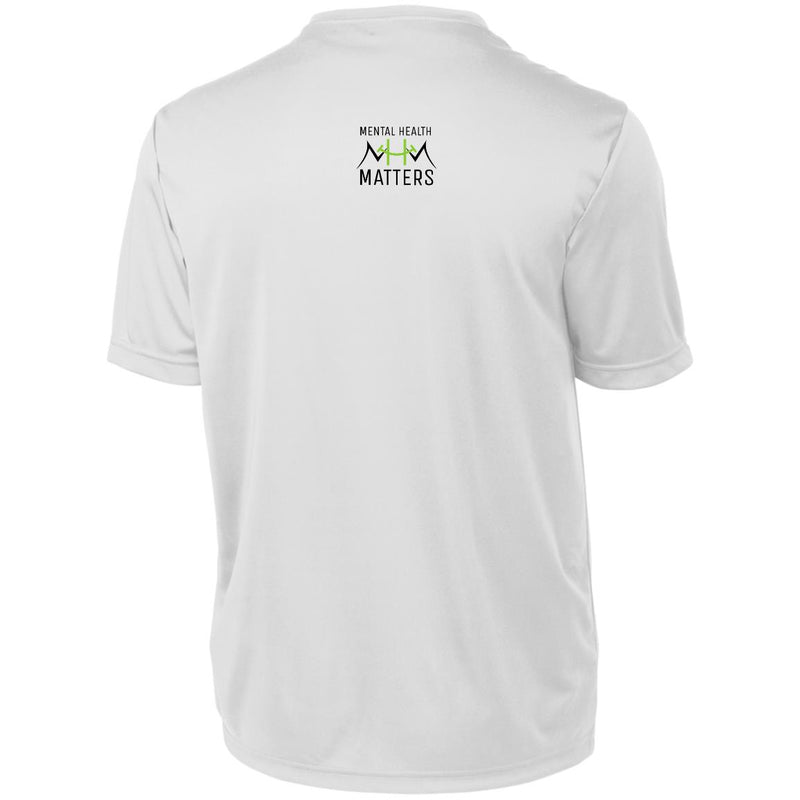 Learn How To Ask (Lime Blocks on Light) Moisture-Wicking Tee
