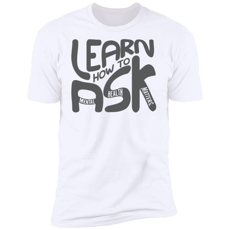 Learn How To Ask (Grey Bubbles) Tee
